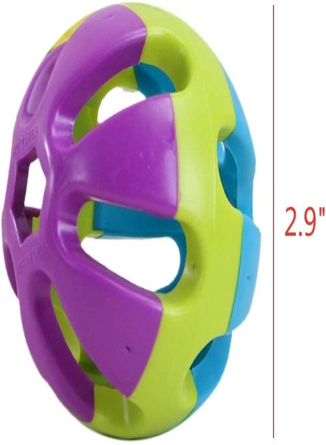 Litewoo Parrot Treat Ball Toy Colorful with Bell for Pet Birds Parakeet Budgie Cockatiel Cat Dog 1pc - Image 2